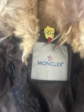 Giubbotto Moncler Donna Marrone Tg. L