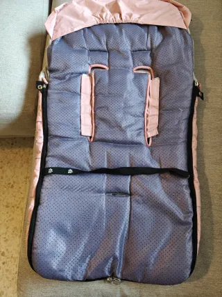 Saco invierno silla bebé rosa