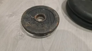 Pesas ajustables y banco reclinable