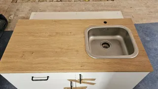 Mueble de cocina con fregadero