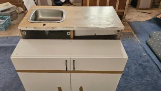 Mueble de cocina con fregadero