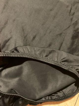 Maillot Gimnasia Decathlon Niña Negro Brillante