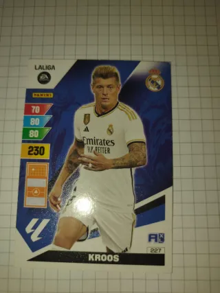 Carta Fútbol Kroos Real Madrid Panini