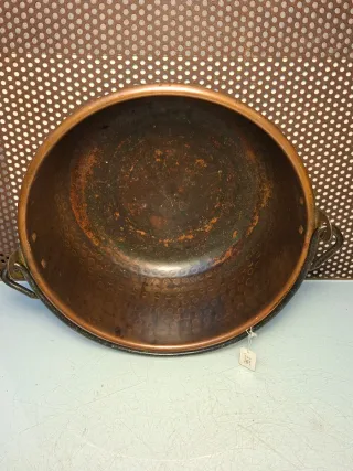 Caldero de cobre martillado