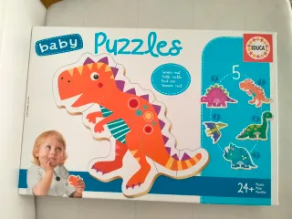 Puzzles Educa Baby Dinosaurios 5 Piezas