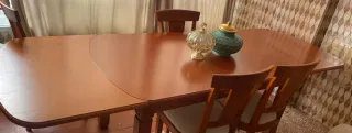 Mesa comedor madera con 6 sillas