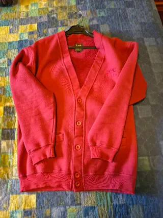 Cardigan Vintage anni 80 - Lee Riders bordeaux