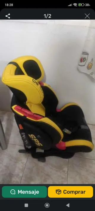 Silla de coche deportiva con Isofix