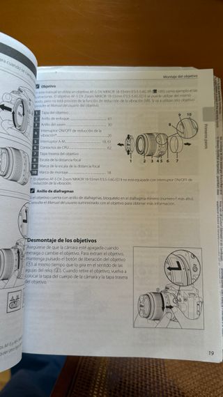 Cámara Nikon D60 + 2 Lentes + Trípode