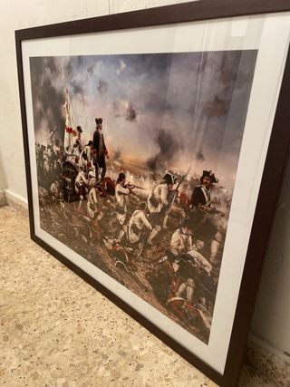 Cuadro decorativo militar lamina