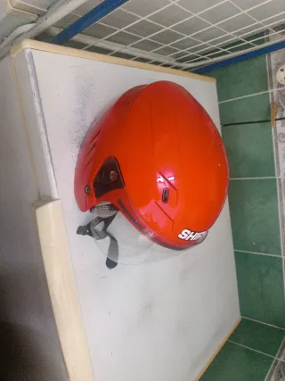 Casco Junior rojo shiro