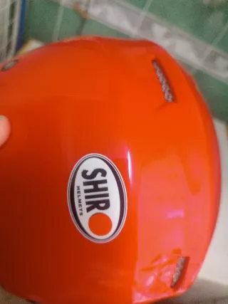 Casco Junior rojo shiro