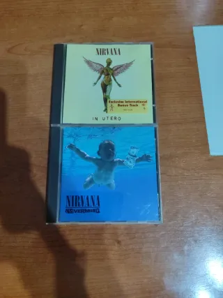 CD Nirvana In Utero y Nevermind