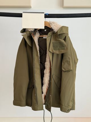 Chaqueta Burberry Khaki 2-en-1 Merriott