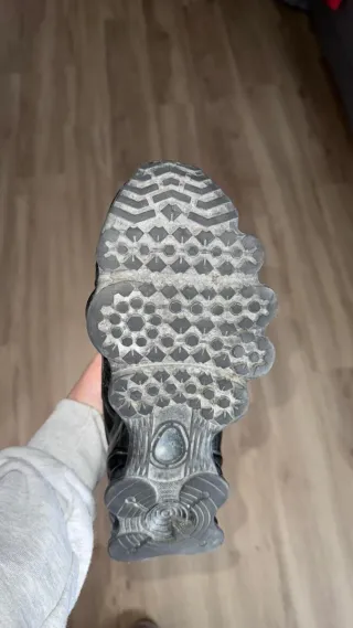 Nike Shox Hombre Negro/Plata