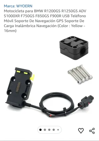 Base carga inalámbrica universal coche