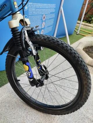 Bicicleta BTWIN azul