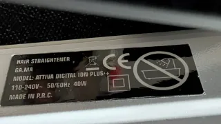 Piastra Capelli Professionale GA.MA Attiva Digital