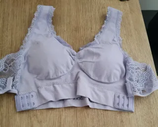 Sujetador encaje lila nylon y elastano