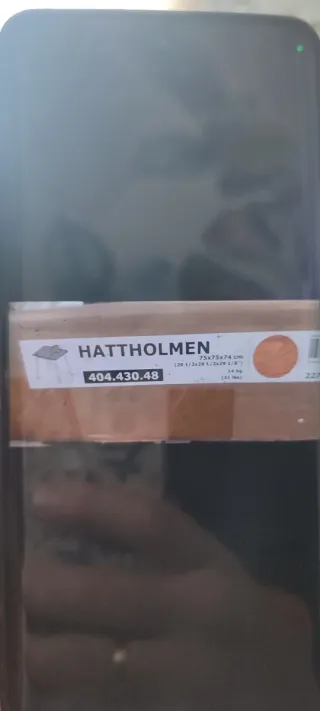 Mesa exterior Hattholmen Ikea madera