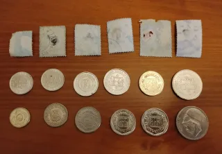 Lote monedas y sellos Yugoslavia