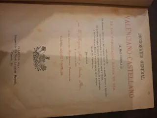 NOVISIMO DICCIONARIO GENERAL VALENCIANO-CASTELLANO