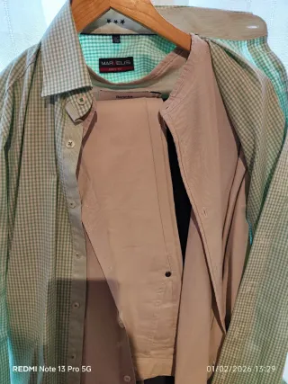 Lote Ropa Caballero 8 pantalones y 6 camisas.