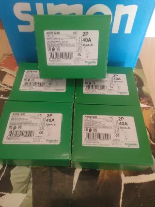 Lote 5 diferencial 2P 40A-SI superinmunizado