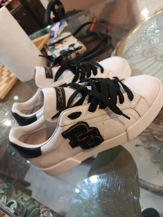 Zapatillas Dolce & Gabbana Blancas y Negras