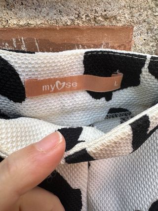 Falda  pantalón corto estampada flores