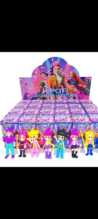 24 Portachiavi misti k pop