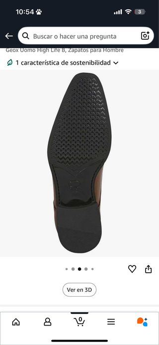 Zapatos Geox Marrones Hombre