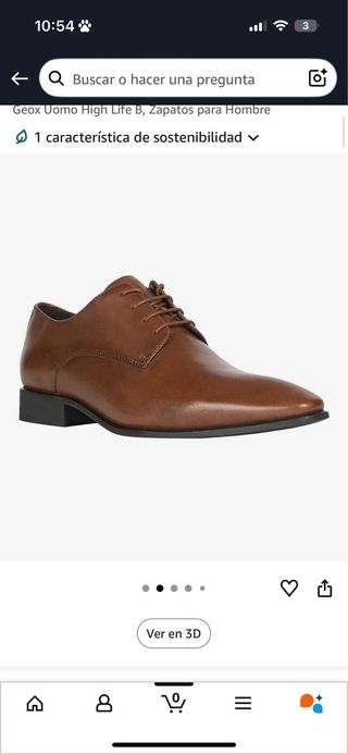 Zapatos Geox Marrones Hombre