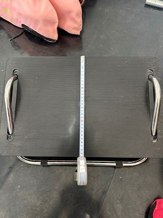 Reposapiés Oficina Negro y Plata