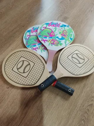 Palas de playa con diseño