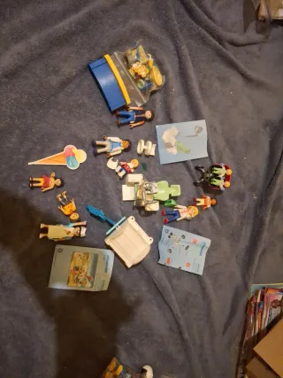 Lote Playmobil: Carrito Helados y Tienda