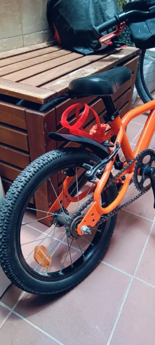 Bicicleta Infantil 16 B'TWIN Naranja