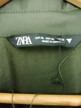 Vestido Zara verde oscuro nuevo sin etiqueta