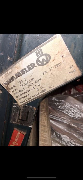 Cocina de leña WAMSLER K118 con encimera de acero