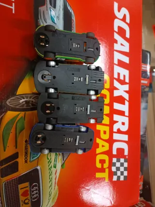 Lote 4 Coches Scalextric Compact