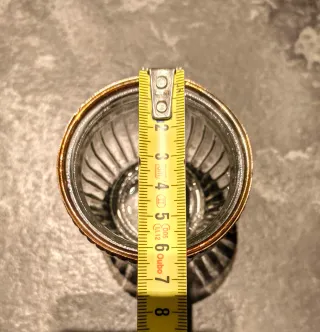 Set 2 Vasetti Vetro Decorativi