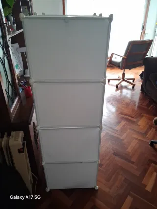 Armario modular Shein plástico blanco