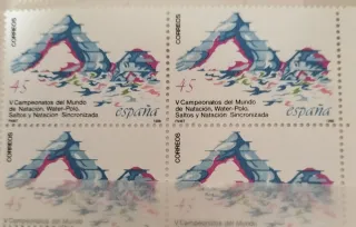 Deportes Náuticos 4 Hojas Bloque+13 sellos