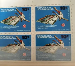 Deportes Náuticos 4 Hojas Bloque+13 sellos
