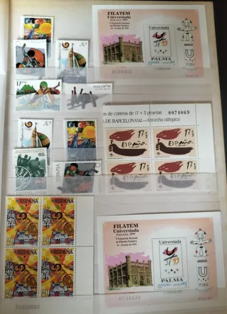 Deportes 18 Hojas Bloque+34 sellos