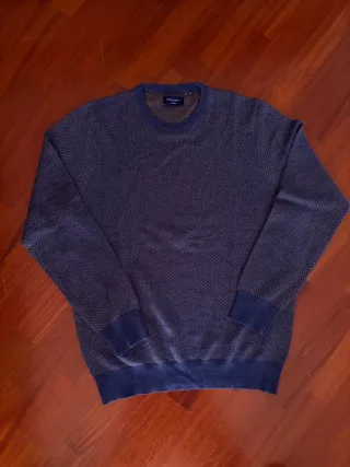 Maglione Dan John Uomo Blu Taglia XL Leggero