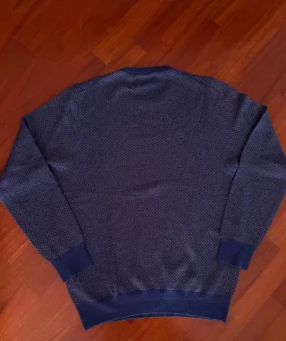 Maglione Dan John Uomo Blu Taglia XL Leggero