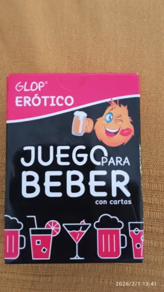 Juego de cartas para beber GLOP Erótico