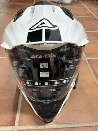 Casco Acerbis Flip Blanco Talla XS