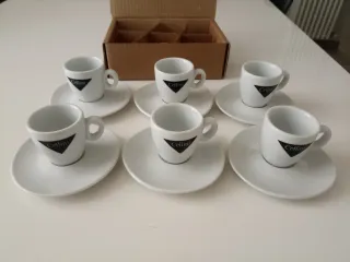Servizio 6 tazzine caffè Cellini